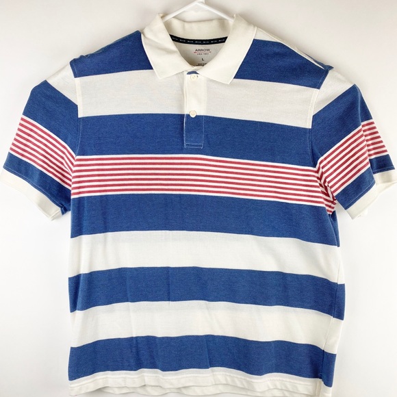 Aarow Size Large Polo Golf Beach Shirt - Picture 1 of 2